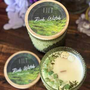 Rich Witch Ritual Candle | Prosperity Spell Candle | Abundance, Money Magic, Confidence, & Opportunity